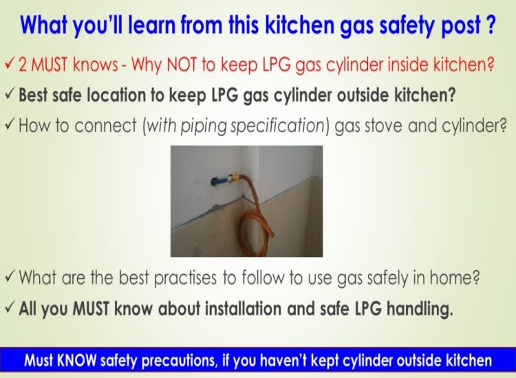 Gas safety guidelines and leak detection procedures